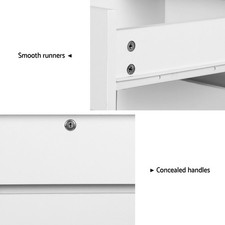 Artiss Computer Desk Office Study Desks Table Drawer Bookshelf Cabinet — image 6