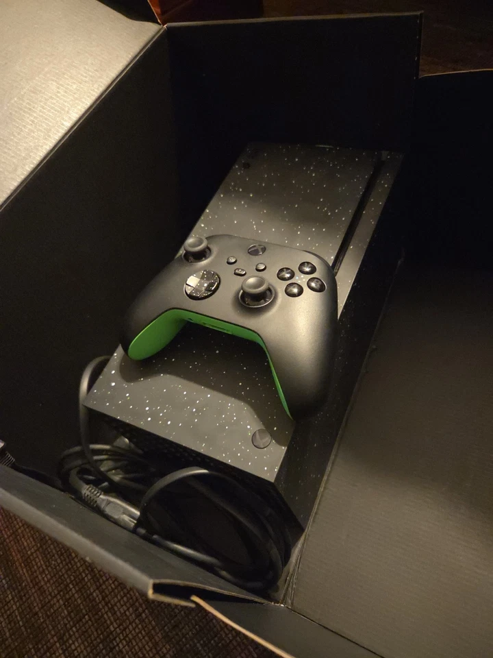 Xbox SERIES X 2TB SSD Galaxy Black Special Edition in The Box With Controller. - Image 2 of 2