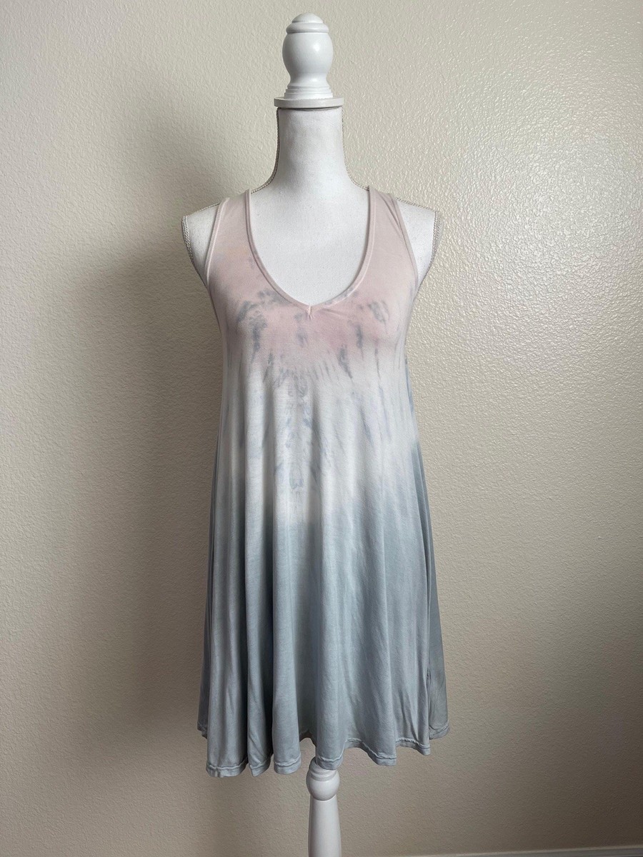 Ron Jon surf shop mini dress rope cable ombré dip dye long top tank top ribbed View 2