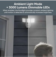 WYZE Floodlight Camera Pro Choice 3000-Lumen LEDs 2.5K HD Outdoor Smart Camera