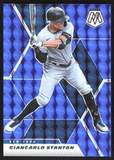 5829J 2021 Panini Mosaic #118 Giancarlo Stanton azul #/99