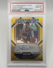 2023 Panini Prizm Draft Picks  Jalen Suggs  Legacy Gold Prizm Auto /10 Gonzaga