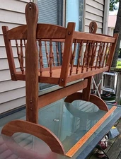 INFANTS CRADLE  VINTAGE  JENNY LIND STYLE