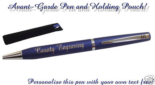 Personalised Executive Biro Pen Engraved Free Avant-G UK