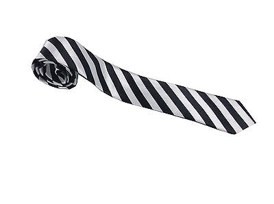 New Mens Stripe Ties Neon Unisex Stag Night Hen Parties School Girl St Trinians