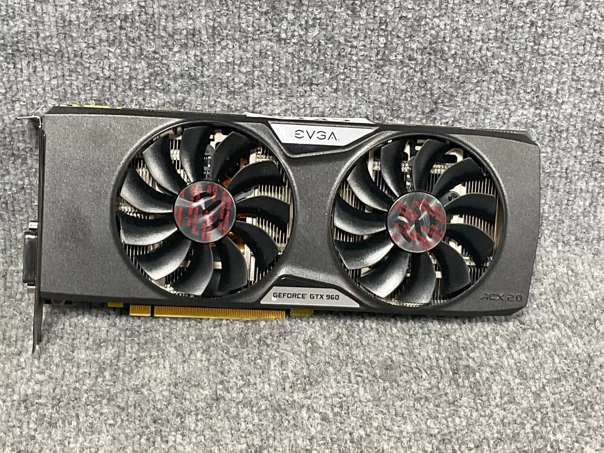 Evga Nvidia GeForce GTX 960 GDDR5 Graphics Card 02G P4 2966 B6 eBay