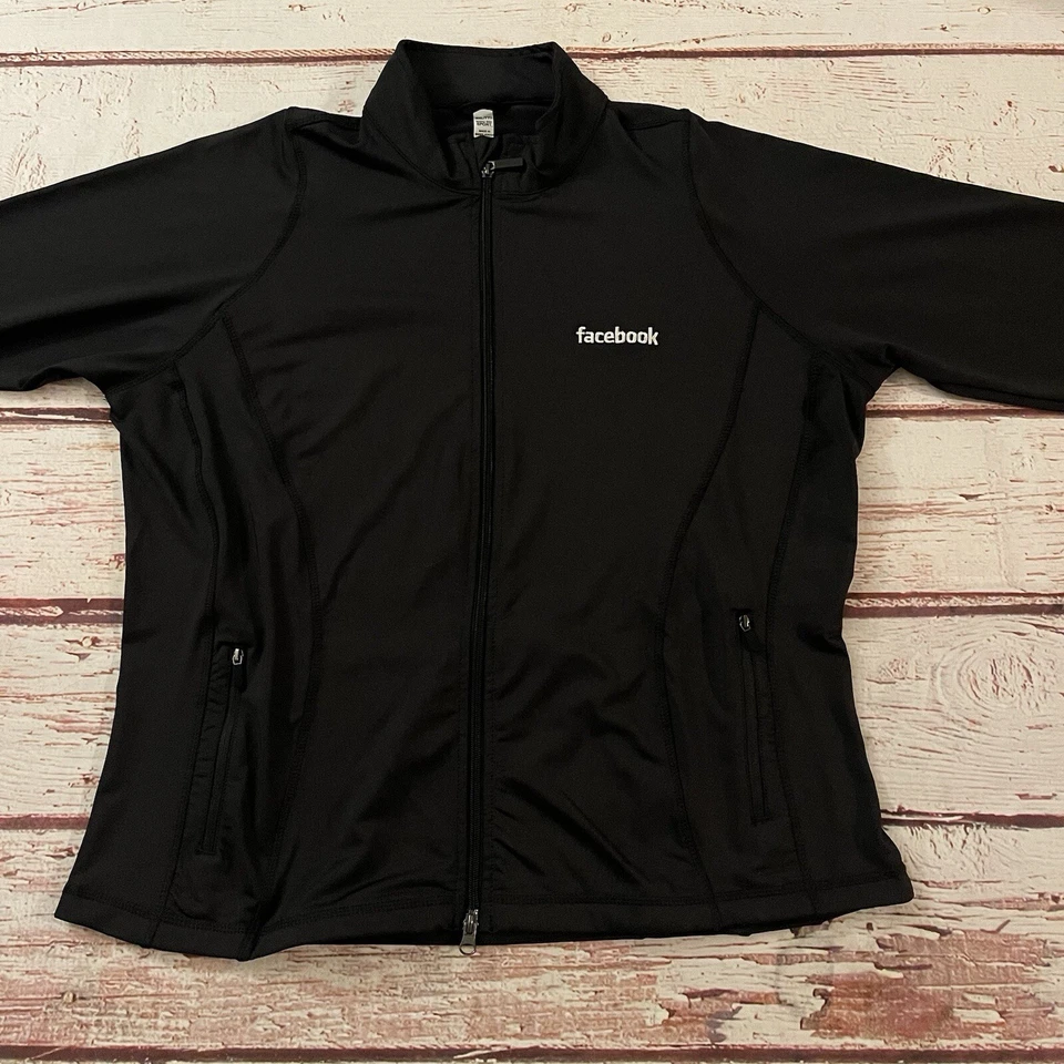 Chaqueta North End Sports Technology Negra Facebook Cremallera Talla 2XL XXL Mujer Foto 2 de 4