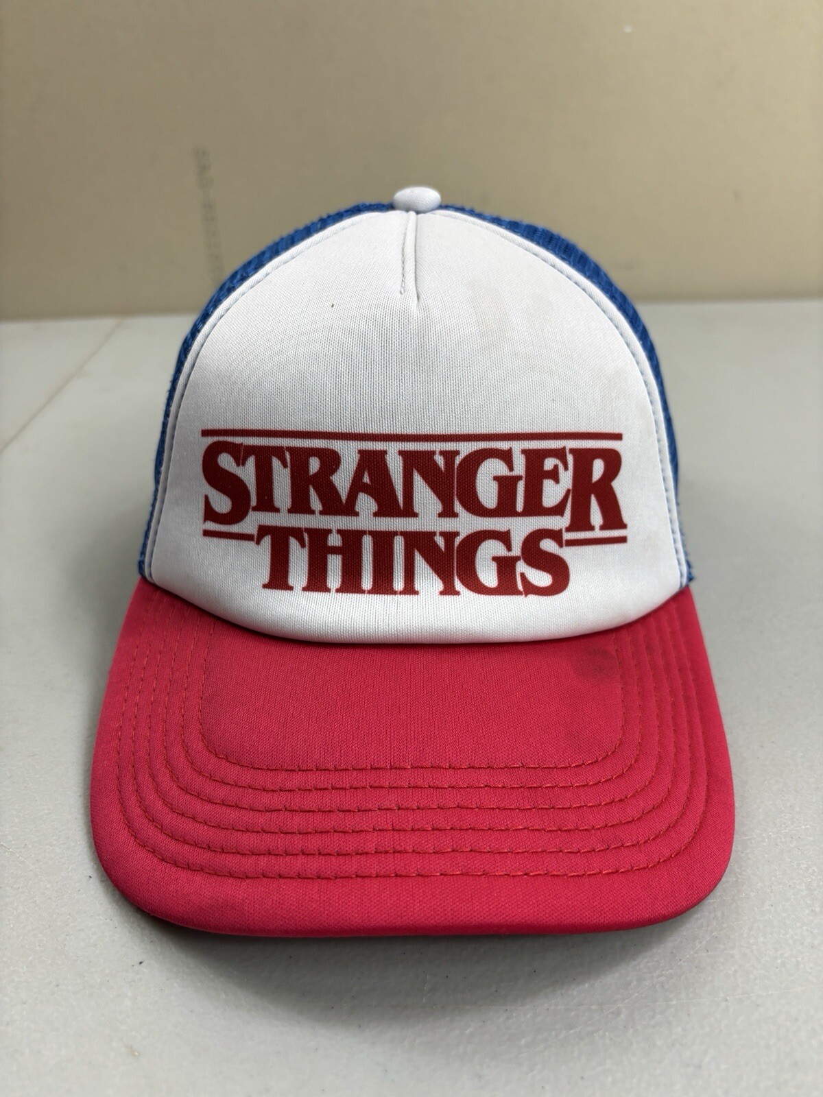 Stranger Things Hat Snap-back Trucker Style Cap M… - image 1