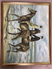 Lieberman, Zwei Reiter am Strand, handgemalte Kunstreproduktion