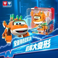 Auldey Super Wings Transforming Friends Robot Figure Dinosaur Figure Jett Donnie