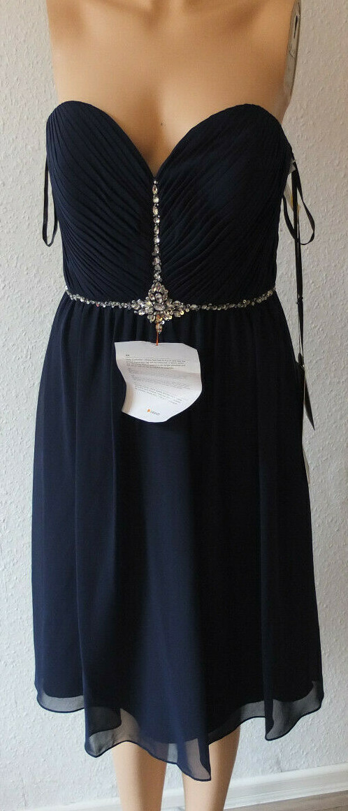 MASCARA LONDON Abito Elegante Sexy Taglia 40 Nuovo Blu