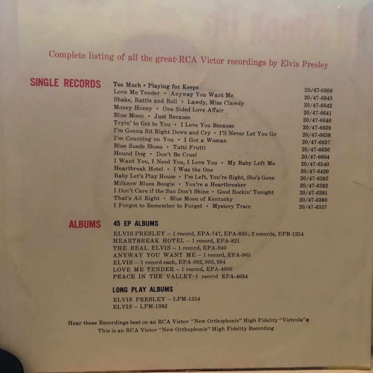 ELVIS PRESLEY 7