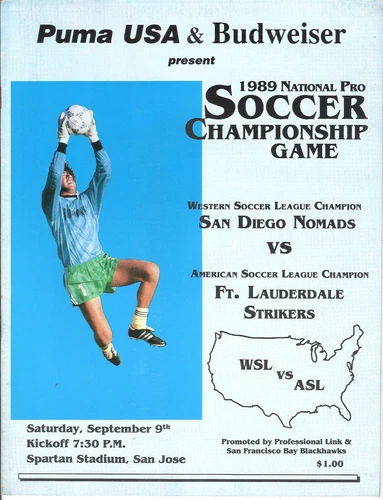 USA NPSL Championship Game '89 : San Diego Nomads v Fort Lauderdale Strikers (1)