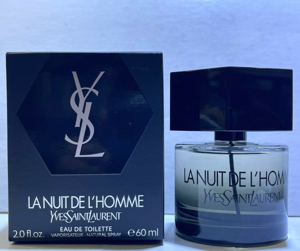 LA NUIT DE L'HOMME BY YSL 2.0 OZ (60 ML) EDT SPRAY FOR MEN NEW IN