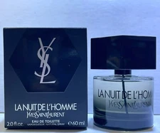  LA NUIT DE L'HOMME BY YSL 2.0 OZ (60 ML) EDT SPRAY FOR MEN NEW IN BOX