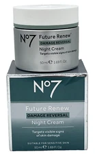 No7 Future Renew Damage Reversal Night Cream 1.7 oz Sensitive Skin FREE SHIPPING
