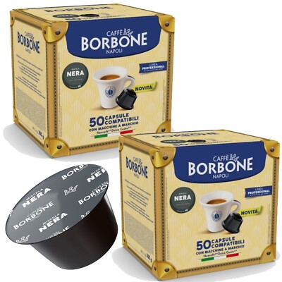 Kaffeekapseln Bourbon Schwarze Mischung kompatibel Dolce Gusto Nescafe * Neu