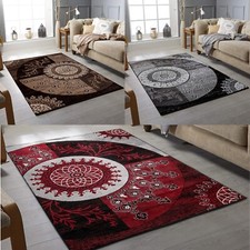 Pattern Black Grey Small Extra Large Big Huge Size Floor Carpet Rugs Mat Cheap