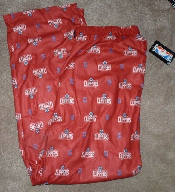 NEW NBA LA Los Angeles Clippers Basketball Loungwear Pajamas Pants Men