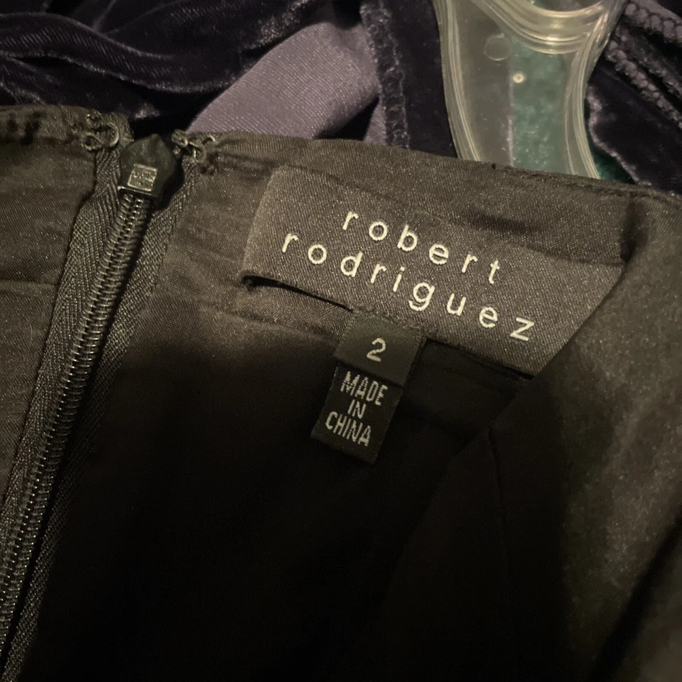 Top Robert Rodriguez Talla 2 Mezcla Seda y Cuero Cordero Foto 4 de 4