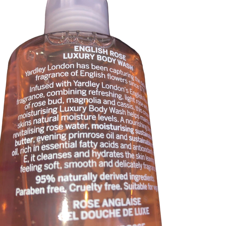 Jabón corporal de lujo Yardley of London English Rose 8,4 OZ nuevo Foto 3 de 4
