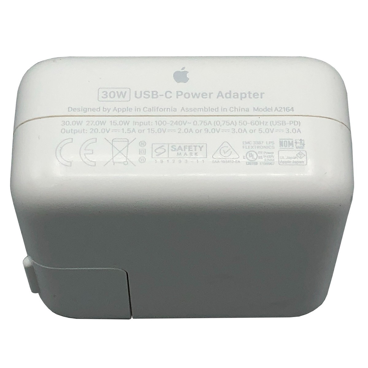 Genuine Apple USB-C Power Supply Adapter Charger A2164 20V 1.5A
