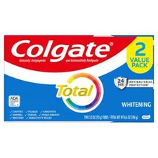 (2 pack) Colgate Total Teeth Whitening Toothpaste, 3.3 oz
