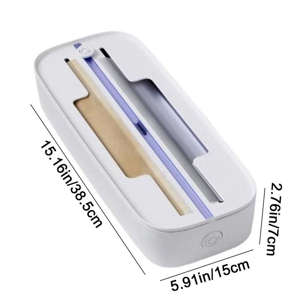 Adjustable Wax Paper Organizer Spacesaving Aluminum Foil Holder