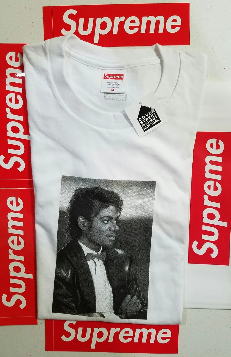Supreme Michael Jackson Tee WHITE Size Medium 100% Authentic IN