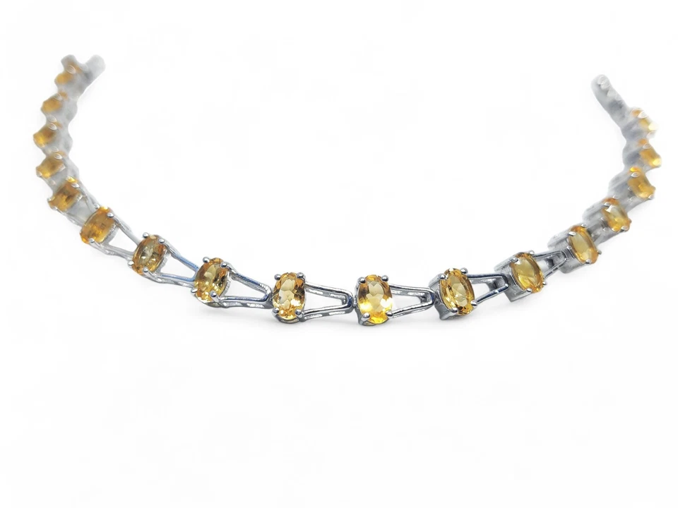 925 Sterlingsilber Granat Braut Armband Natürlicher Granat Braut Armband Unisex - Bild 2 von 4