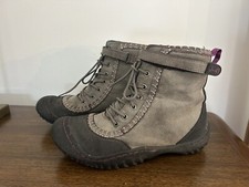 Botas de senderismo J-41 Adventure Jeep para mujer talla 6,5 grises negras veganas piel sintética