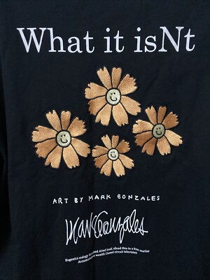 [MARK GONZALES]★25SS★ANGEL WAPPEN LONG SLEEVE T-SHIRT Mark Gonzales BLACK STRIFE T SHIRT Long Sleeve w. Angel