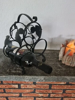 Weinflaschenhalter Weinständer - 3 Flaschen - Metall - Bild 1 von 4