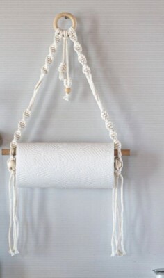 hand woven paper towel holder | eBay Australia