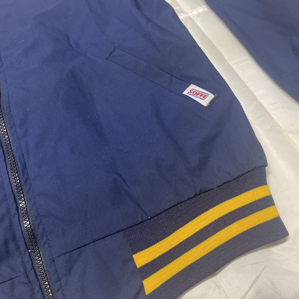 Chaqueta De Colección Adulto Pequeña Marina de los Estados Unidos USN SOFFE Cremallera Completa Reversible HECHA EN EE. UU. Foto 3 de 4