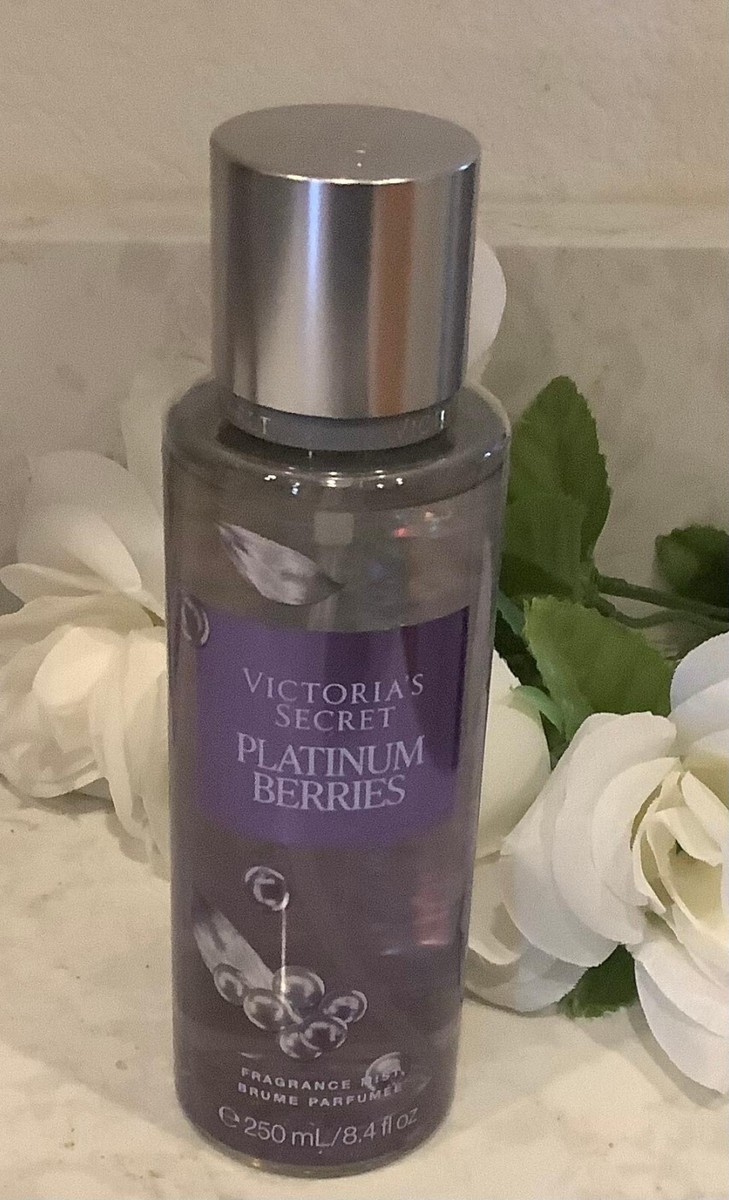 NEW VICTORIA'S SECRET PLATINUM BERRIES FRAGRANCE MIST 8.4 FL. OZ