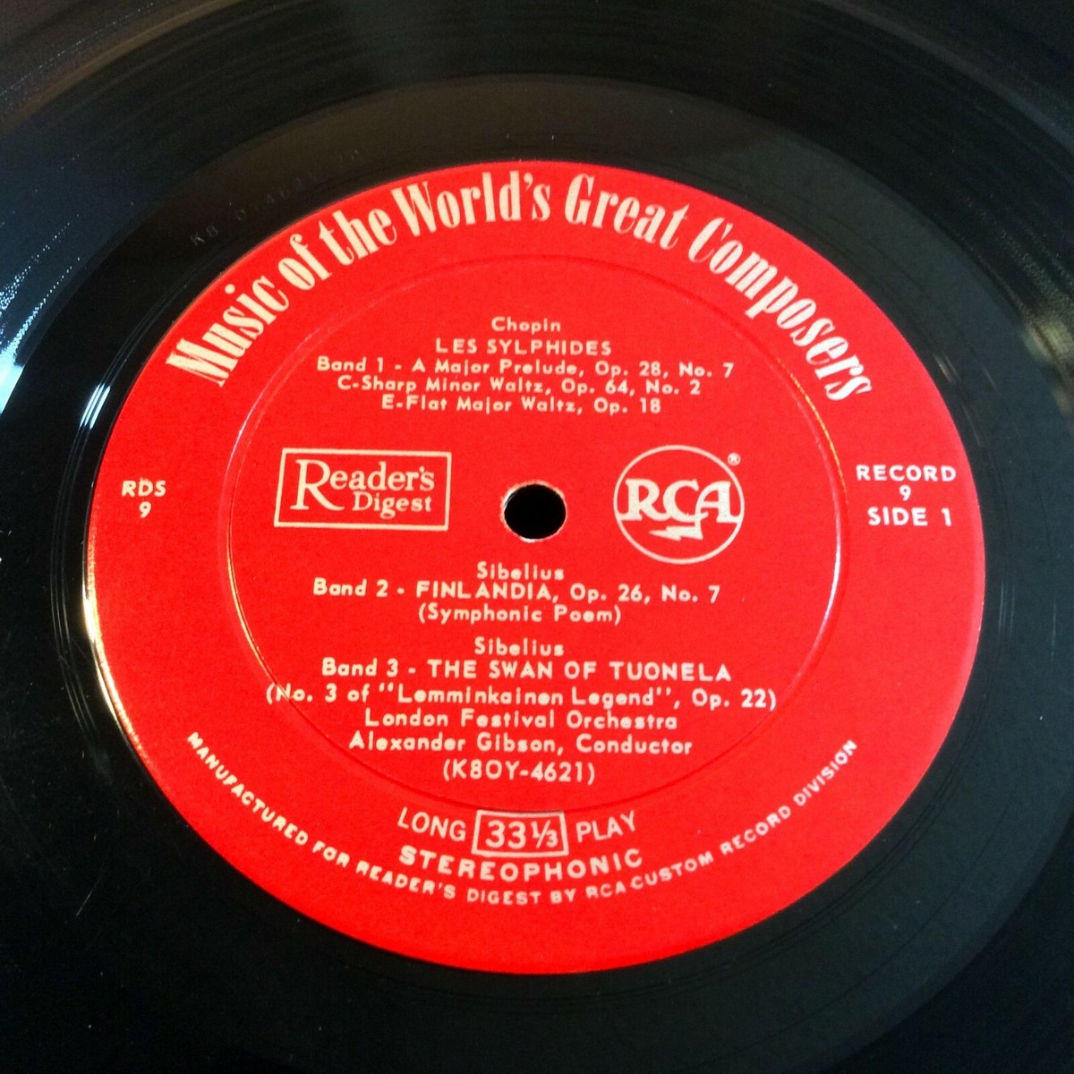 Music of the World's Great Composers 1959 Original RCA