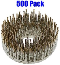 500 Pack Female Crimp Pins For D-Sub Connector Socket Plug Gold Pin Assembly