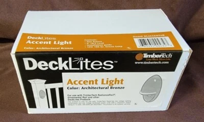 Timbertech Accent Light DLACCENTAB Architectural Bronze DeckLite XENON BULB - Image 1 of 4