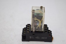 Omron MY4N-CR 110/120 VAC Relay w/ Base 2066W1