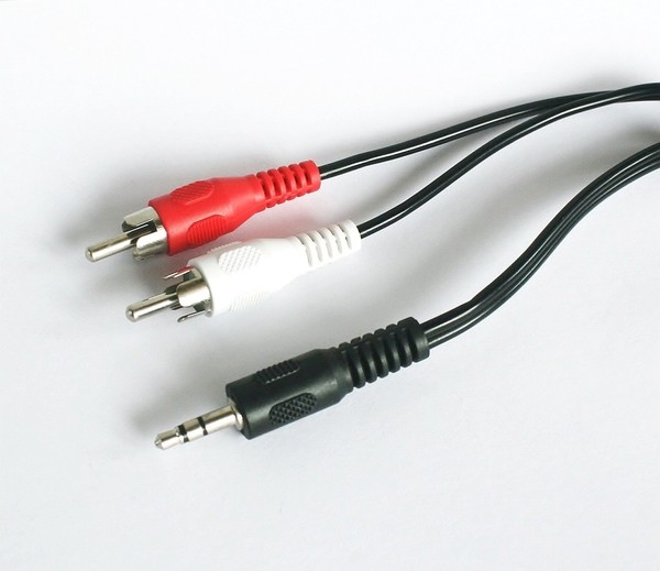 1,5M Klinke-Cinch Audio-Kabel 3,5Mm Klinkenstecker > 2X Cinch Stecker 1,50 M Aux-image