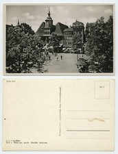 111630 - Jena - Marktplatz mit Rathaus - Echtfoto - alte Ansichtskarte