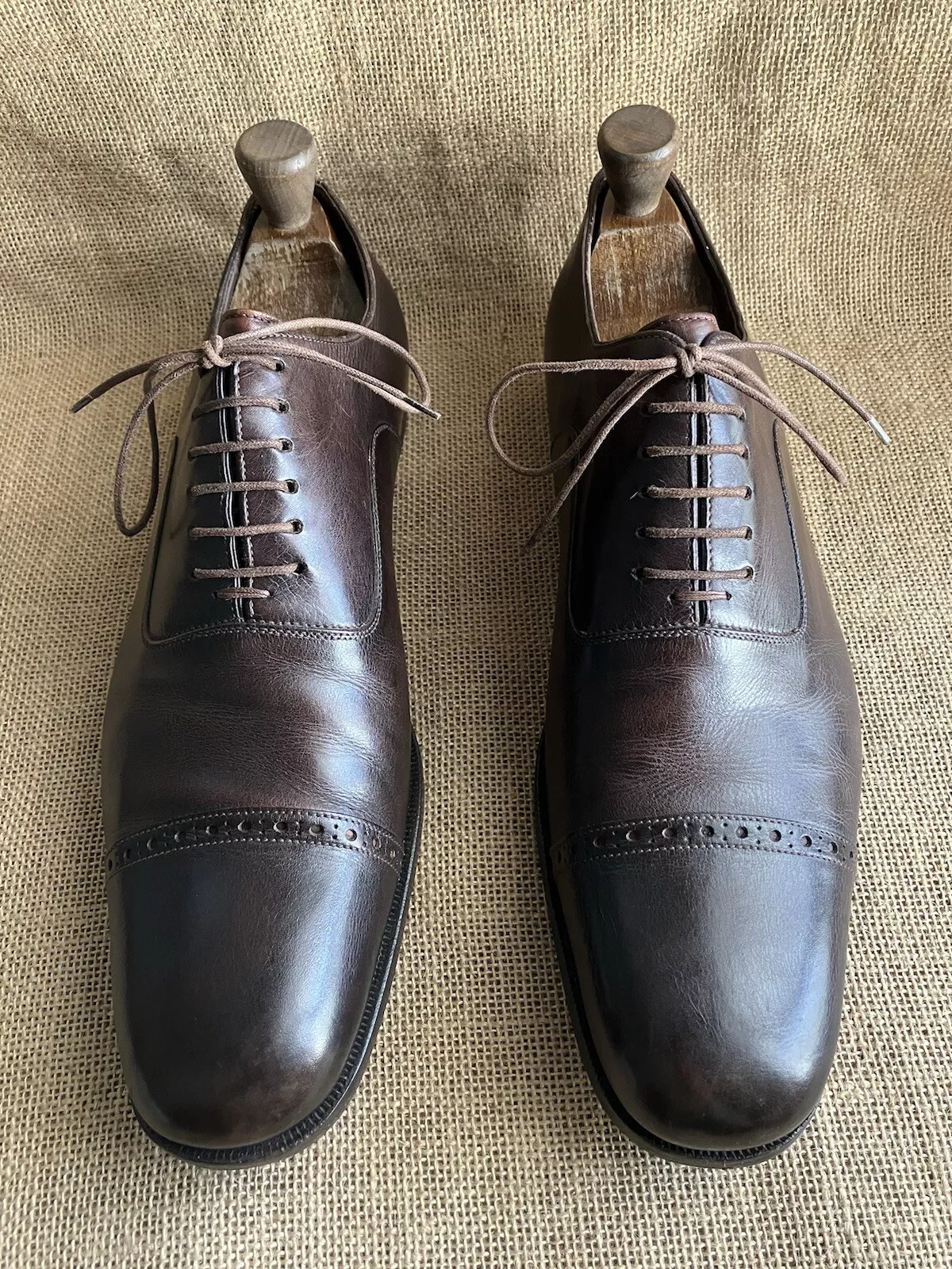 Chaussures Oxford homme Gucci 147272 cuir marron pointe droite pointure US 9,5    EU 42,5 E