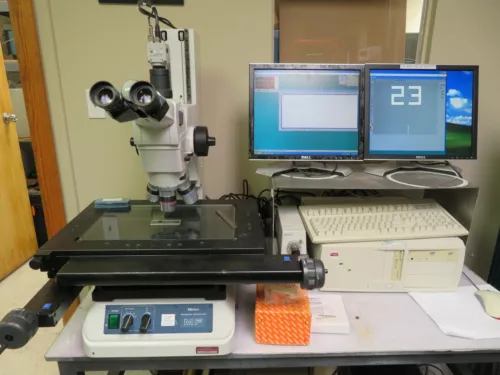 Mitutoyo MF QC5000 176-558A WF Head Toolmaker Measuring Video Microscope 3-Axis