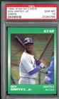 1988 - 1992 1989 1990  Star Ad Cards Rookie RARE! Ken Griffey Jr PSA 10 GEM MINT