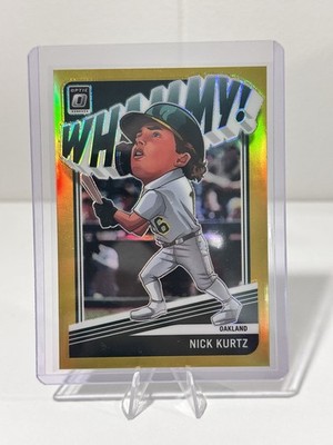 Donruss Optic Nick Kurtz GOLD WHAMMY CASE HIT 01/10 FIRST ON PRINT SSP!! 🔥🔥
