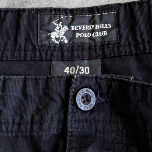 Beverly Hills Polo Club Black Tactical Opium Baggy Cargo Pants - Picture 3 of 4