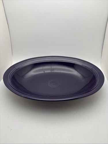 Fiesta USA HLC Deep Purple Oval Serving Bowl 12 1/4 X 9 X 2 1/2”