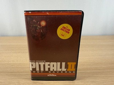 1984 Pitfall II 2 Lost Caverns David Crane's ZX Spectrum 48K Sinclair