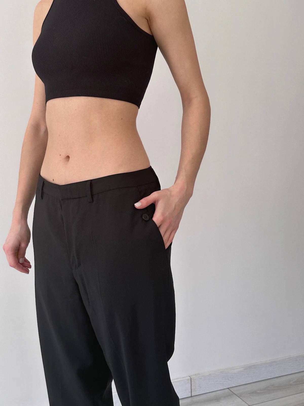 Pantaloni eleganti neri Acne Studios taglia 30x30 donna